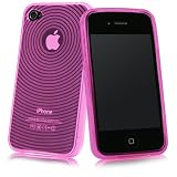 BoxWave Cyclone iPhone 4 Crystal Slip, Slim-Fit TPU Skin Case (Cosmo Pink)