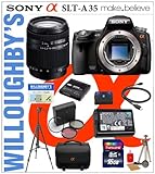 Sony Alpha SLT-A35 16 MP APS-C CMOS Digital SLR Camera Body Only + Sony SAL ....