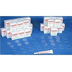 384 Watch Mineral Crystals & Hypo Cement Glue