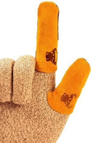 G & F 8216L Cowhide Leather Thumb Guard, Large, Finger Guard Sold separately by Work Gloves Depot