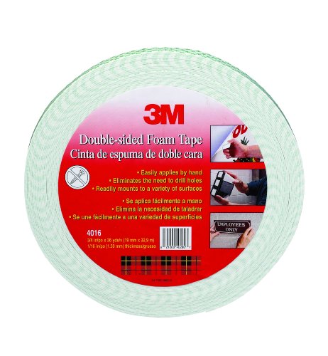 3M Scotch 1/2-Inch by 36-Yard Double-Sided Foam Tape