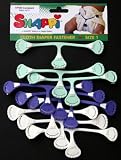 Snappi Cloth Diaper Fasteners – Pack of 9 (3 Purple, 3 White, 3 Mint)