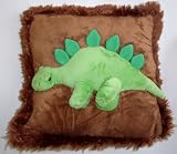 Stegosaurus Dinosaur Plush Pillow