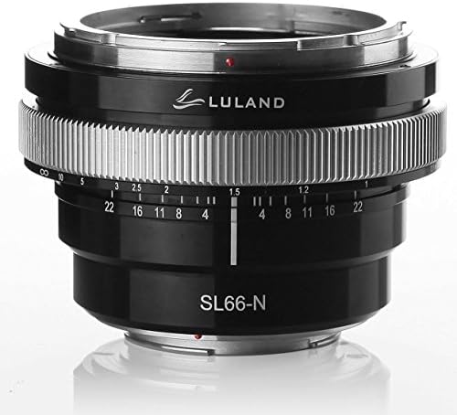 Luland Manual Lens Mount Adapter for Rolleiflex/Rollei SL66 Lens to Nikon F mount