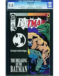 From Amazon.com. Click for details:
 Entertainment Memorabilia: BATMAN #497 1993--CGC GRADED 9.8 WHITE PAGES--BANE Entertainment Memorabilia: BATMAN #497 1993--CGC GRADED 9.8 WHITE PAGES--BANE