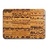 Proteak Teak Cutting Board Rectangle 20-by-14-by-2-1 2-Inch End Grain with Bowl Cut-Out by Proteak Renewable Forestry