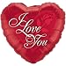 18" I Love You Red Rose Qualat