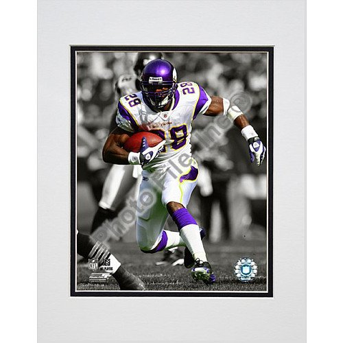 Photo File Minnesota Vikings Adrian Peterson Matted Photo