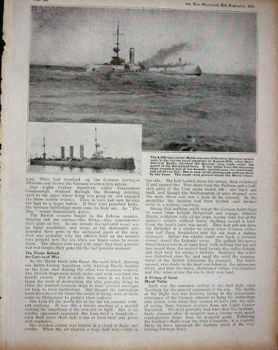 Cover image : 1914 WW1 Ship Pathfinder Beresford Agincourt Mainz