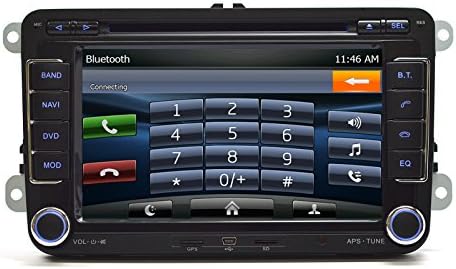Volkswagen Jetta 07-11 OEM Replacement In Dash Double Din Touch Screen GPS DVD iPod Navigation Radio 2009-2011 [G6]