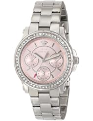 Juicy Couture Womens 1901104 Pedigree Multi-Eye Crystal Bezel Watch