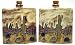 24 Oz. MARA Stoneware COLLECTIBLE Liquor Flask DECANTER Desert CACTUS Design