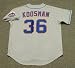 JERRY KOOSMAN New York Mets 1969 Majestic Cooperstown Throwback Away Baseball Jersey, XL
