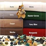 400 Thread Count Egyptian Cotton Solid Duvet Cover Set Size: Full / Queen,  ....