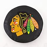 Chicago Blackhawks NHL Black Spare Tire Cover