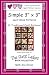 Simple 3" x 3' Quilt Block Patterns (Little Quilt Ladies Pattern Series)