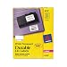 Avery 6576 Permanent white durable i.d. labels for laser printers, 1-1/4 x 1-3/4, 1600/pack
