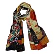 100% Luxurious Charmeuse Silk Gustav Klimt's "Judith II" aka "Giuditta Salome" Long Scarf Shawl