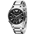 Emporio Armani Herren-Armbanduhr XL Analog Edelstahl AR2434
