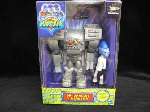 Dr. Damage &amp; Klaktor Figures - 2001 Butt-Ugly Martians Series by Butt Ugly Martians