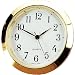White Dial, Arabic Numbers, Brass Bezel