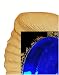 Solar Powered Color Changing Seashell Spotlight