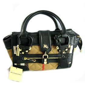 Burberry Handbags (House Check) Quilted Mini Manor Bag 11754589