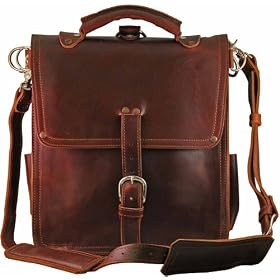 A Leather Backpack Messenger Bag They'll Fight Over When You're Dead