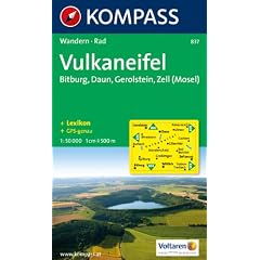 Vulkaneifel 1 : 50 000: Gerolstein. Bitburg, Zell (Mosel). Wander- und Bikekarte. GPS-genau