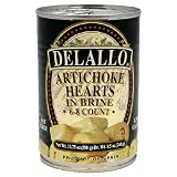 DeLallo Artichoke Hearts, 13.75-Ounce Unit (Pack of 6)
