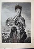 1886 Female Costume Woman Child Beautiful Old Print