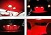 YITAMOTOR 20 X T10 Wedge 5-SMD 5050 Red LED Light bulbs W5W 2825 158 192 168 194