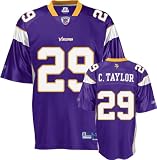 Chester Taylor Purple Reebok NFL Premier Minnesota Vikings Jersey