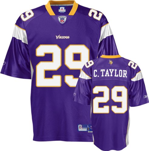 Chester Taylor Purple Reebok NFL Premier Minnesota Vikings Jersey