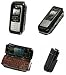 CELLET ELITE LAMBSKIN LEATHER CASE (with Detachable Swivel Belt Clip) for VERIZON LG VX9900 VX-9900 enV Phone !!!