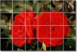 IMAGE OF Flowers Photo Custom Tile Mural 14 | 48x72 using (24) 12x12 tiles
