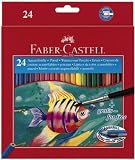 Faber-Castell 114425 - Farbstift Kinder Aquarell 24er Kartonetui