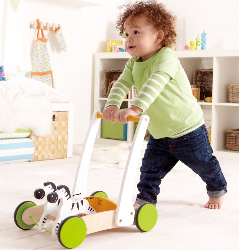 Hape Galloping Zebra Cart