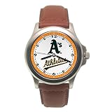Oakland Athletics MLB Rookie Watch with Leather Band - Men's
