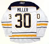 Ryan Miller Autographed Buffalo Sabres White Hockey Jersey (Away)