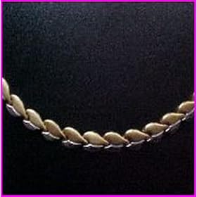 MAGNETIC THERAPY Leaf Necklace relieve HEADACHES & NECK PAINS