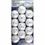 Intech Practice Balls with holes, 12 Pack (White)