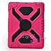 NEW Shockproof Dirt Snow Sand Proof Extreme Army Military Heavy Duty Cover Case Kickstand for Apple iPad Mini 1/2/3 @XYG (9-pink/black)
