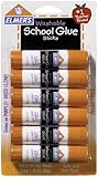 Elmer's Disappearing Purple School Glue Sticks, 0.21 oz, Pack of 6 (E1560)
