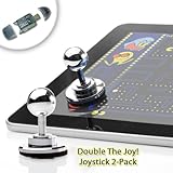 2-Pack Tablet Arcade Suction Cup Joystick for Increased Control and Gamepla ....
