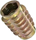 E-Z Lok Threaded Insert, Zinc, Hex-Flush, UNC Threads, Inch, Made in US
