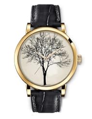 SPRAWL Aanalog Fashion Series Gold Ladies Watches of Genuine Black Leather Strap,Unique Wrist Watch for Women Girls Designed with dry tree