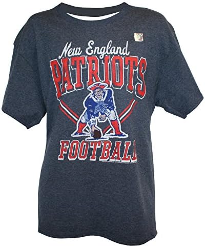 NFL Men's Script Wordmark T-Shirt by G-III, New England Patriots, Large