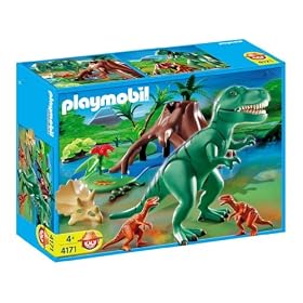 Playmobil - 4171 - Tyrannosaure Et V�lociraptor