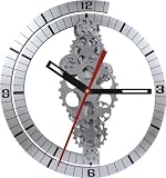 Large Moving Gear 22" Wide Wall Clock